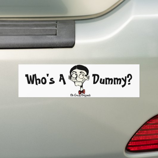 Bumpersticker (Op auto)