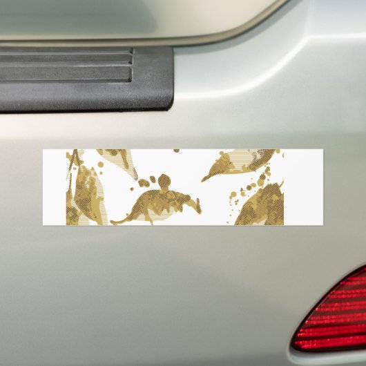 Bumpersticker (Op auto)