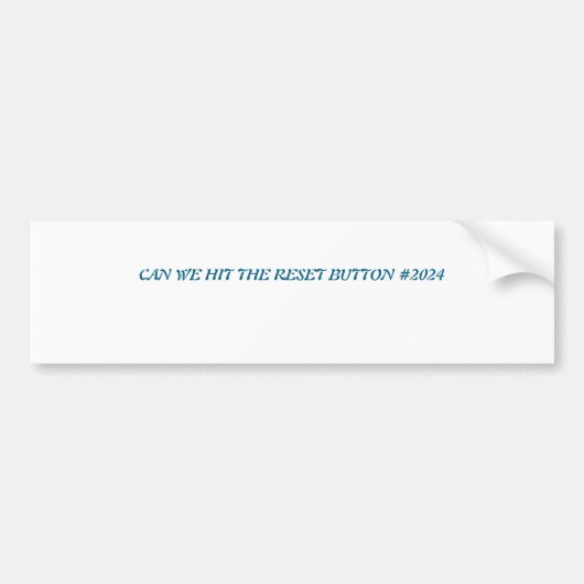 Bumpersticker (Voorkant)