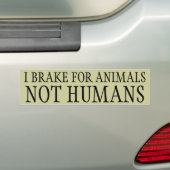 Bumpersticker (Op auto)