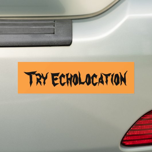 Bumpersticker (Op auto)