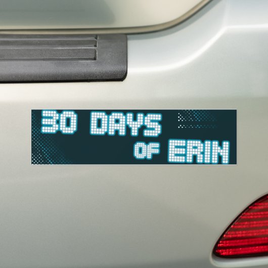 Bumpersticker (Op auto)