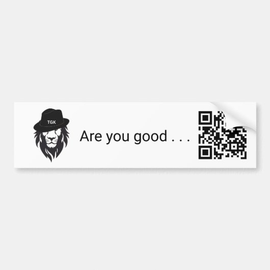 Bumpersticker (Voorkant)