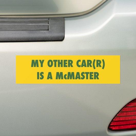 Bumpersticker (Op auto)