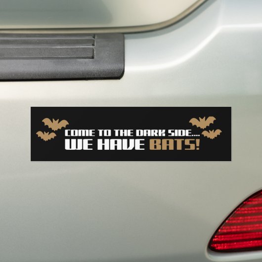 Bumpersticker (Op auto)