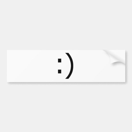:) BUMPERSTICKER (Voorkant)