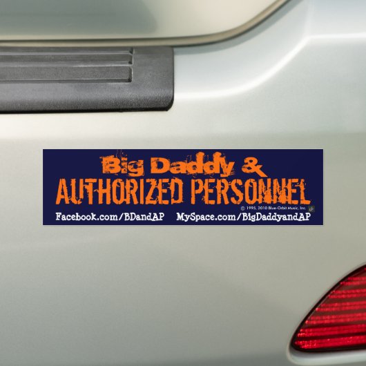 Bumpersticker 2 - BD&AP-Logo (Op auto)