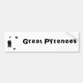 Bumpersticker 2 van de Pyreneeën (Voorkant)