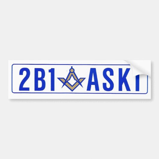 Bumpersticker - 2B1 ASK1 (Voorkant)