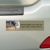 Bumpersticker 4x4-kanaalsjeep geplakt in modder (Op auto)