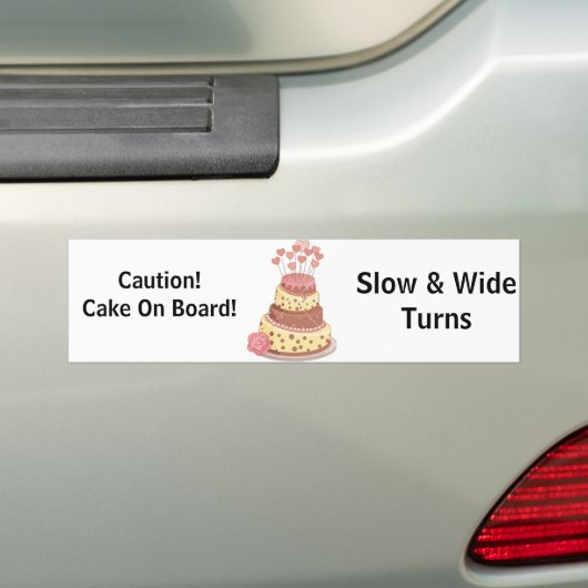 Bumpersticker aan boord (Op auto)