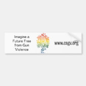 Bumpersticker Afbeelding pistool (Voorkant)