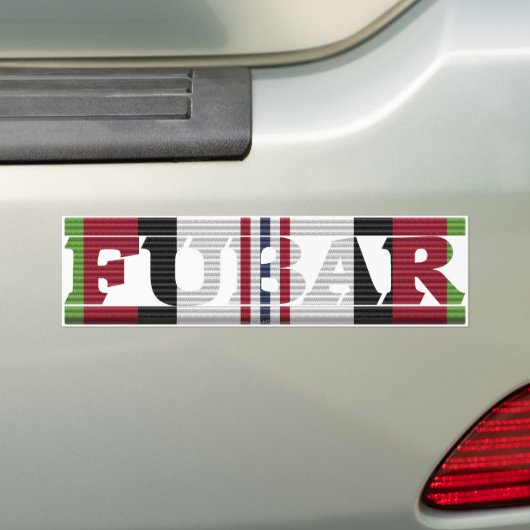 Bumpersticker Afghanistan Vet FUBAR (Op auto)