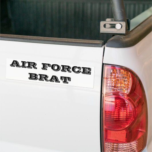 Bumpersticker Air Force-kind (Op Truck)