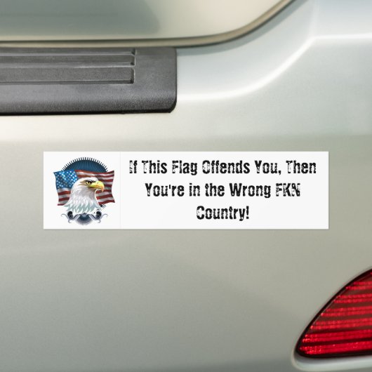 Bumpersticker - Als deze vlag je aanbiedt (Op auto)