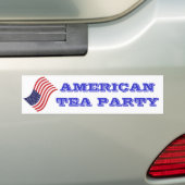 Bumpersticker-AMERIKAANSE TEA PARTIJ Bumpersticker (Op auto)