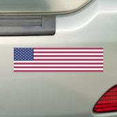 Bumpersticker Amerikaanse vlag Verretched (Op auto)