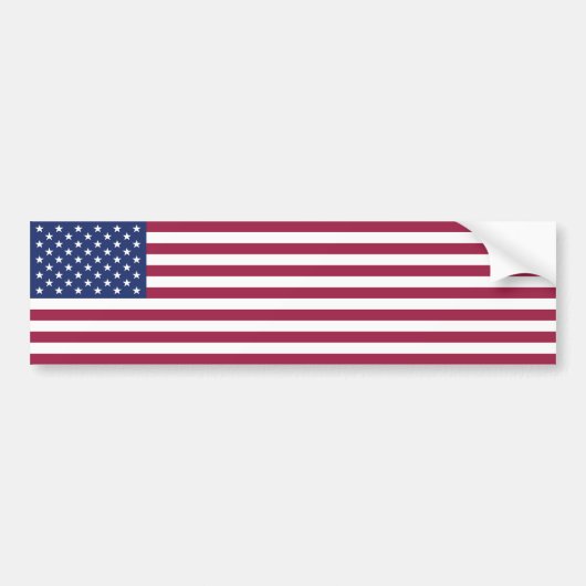 Bumpersticker Amerikaanse vlag Verretched (Voorkant)