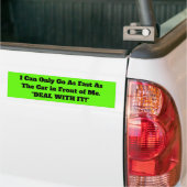 Bumpersticker ANGRY DRIVERS BRIGHT GREEN (Op Truck)