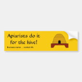 Bumpersticker - Apiaristen doen het voor de Hive (Voorkant)