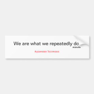 Bumpersticker - Aristoteles