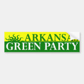 Bumpersticker Arkansas Green Party (Voorkant)