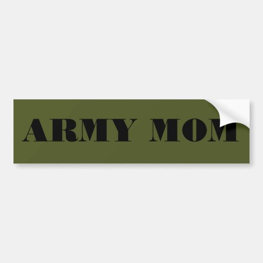 Bumpersticker Army Mam (Voorkant)