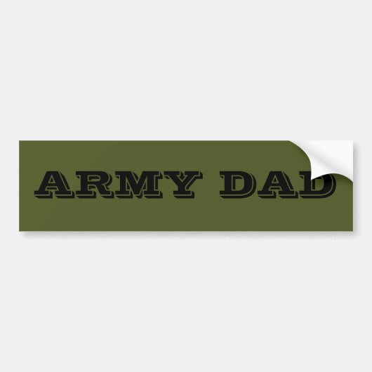 Bumpersticker Army Pap (Voorkant)