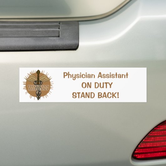 Bumpersticker-assistent Bumpersticker (Op auto)