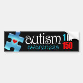 Bumpersticker Autism Awareness (b3) (Voorkant)