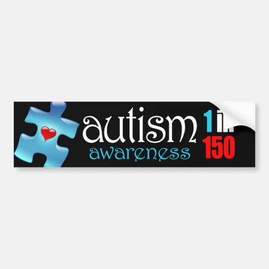 Bumpersticker Autism Awareness (b3) (Voorkant)