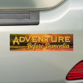 Bumpersticker "Avontuur" (Op auto)