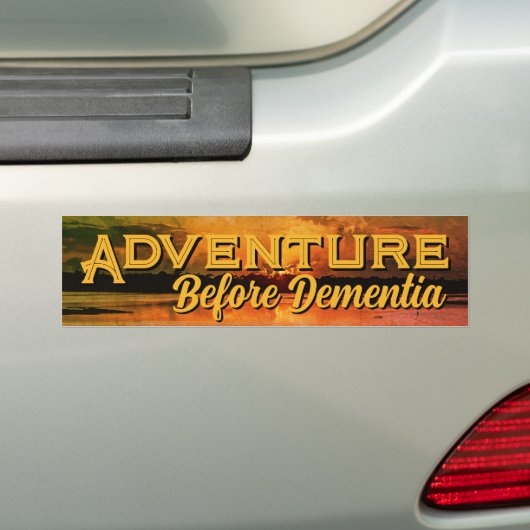 Bumpersticker "Avontuur" (Op auto)