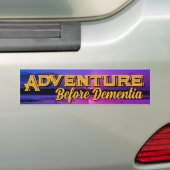 Bumpersticker "Avontuur" (Op auto)