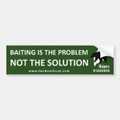 Bumpersticker: Baiting is een probleem Bumpersticker (Voorkant)