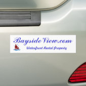 bumpersticker BaysideView.com (Op auto)