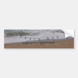 Bumpersticker Beach Boy ontwerpstijl