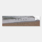Bumpersticker Beach Girl ontwerpstijl (Voorkant)