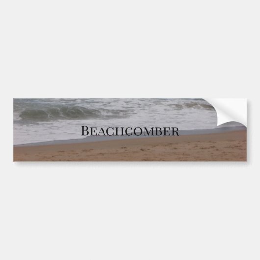Bumpersticker Beachcomber ontwerpstijl (Voorkant)