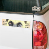 Bumpersticker belgisch herder malinois (Op Truck)