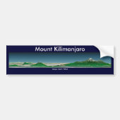 Bumpersticker/berg Kilimanjaro Bumpersticker (Voorkant)