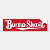 Bumpersticker Birma-Shave (Voorkant)