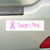 Bumpersticker Borstkanker Bewustzijn (Op auto)