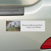 Bumpersticker brandende eigendom beschermen (Op auto)