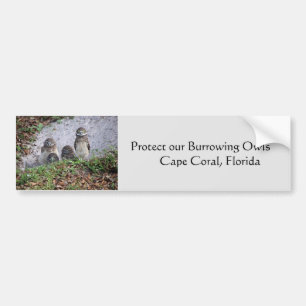 Bumpersticker brandende eigendom beschermen