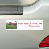 Bumpersticker Bridges of Madison, County (Op auto)