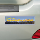 Bumpersticker-buistoxicatiebestemming Bumpersticker (Op auto)
