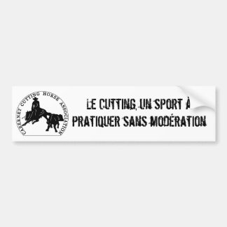 Bumpersticker Cabernet CHA Bumper "Mod" Noir