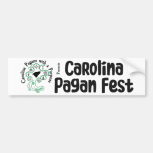 Bumpersticker, Carolina Pagans met een doel Bumpersticker