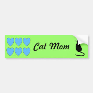 Bumpersticker "Cat Mam"